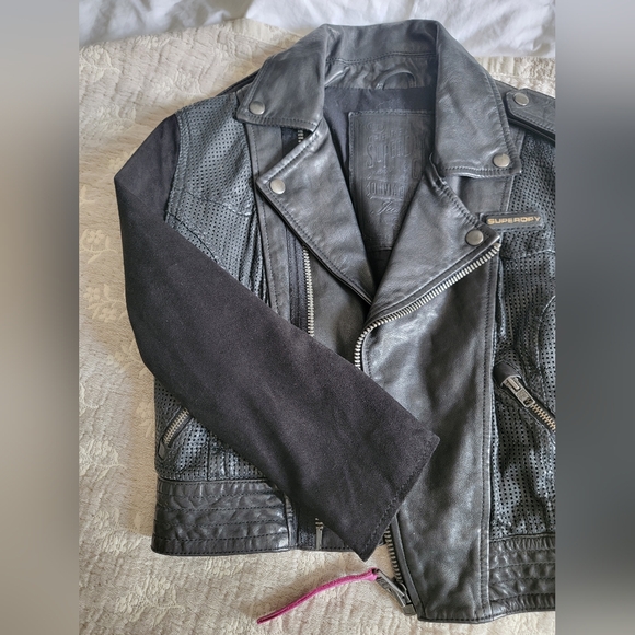 Leather Motorcycle Jacket - Picture 5 of 11
